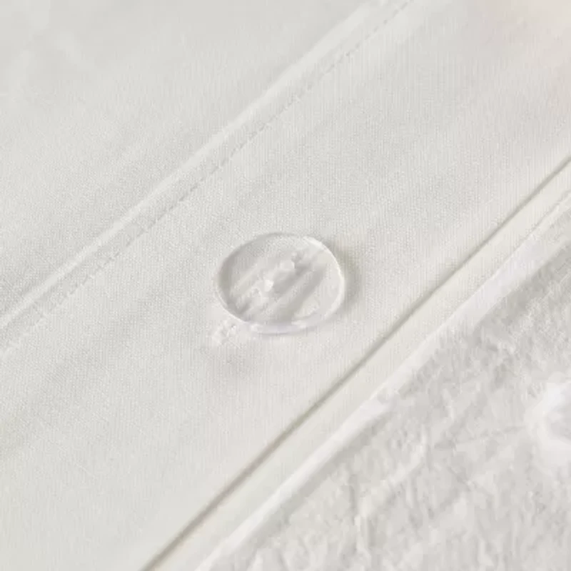 Intelligent Design Maize Cotton Jacquard Duvet Cover Set with Euro Shams and Throw Pillows