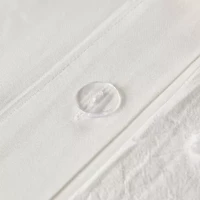 Intelligent Design Maize Cotton Jacquard Duvet Cover Set with Euro Shams and Throw Pillows