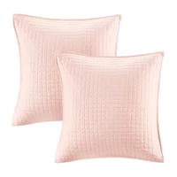 Intelligent Design Maize Cotton Jacquard Duvet Cover Set with Euro Shams and Throw Pillows