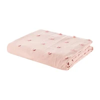 Intelligent Design Maize Cotton Jacquard Duvet Cover Set with Euro Shams and Throw Pillows