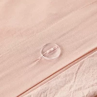 Intelligent Design Maize Cotton Jacquard Duvet Cover Set with Euro Shams and Throw Pillows