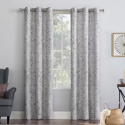 No 918 Kenji Grommet Top Energy Saving Sheer Single Curtain Panel