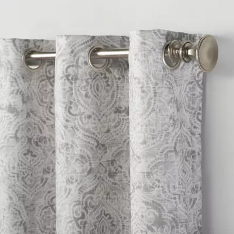 No 918 Kenji Grommet Top Energy Saving Sheer Single Curtain Panel