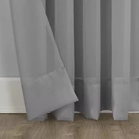 No 918 Mallory Rod Pocket Sheer Single Curtain Panel