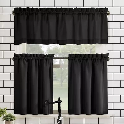 No 918 Martine 3-pc. Rod Pocket Window Tier