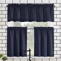No 918 Martine 3-pc. Rod Pocket Window Tier