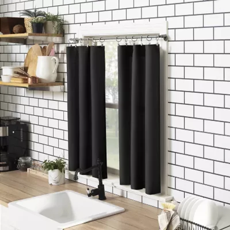 No 918 Martine 3-pc. Rod Pocket Window Tier