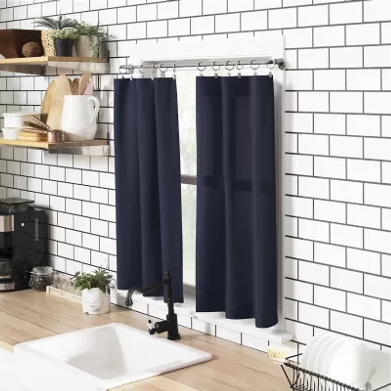 No 918 Martine 3-pc. Rod Pocket Window Tier