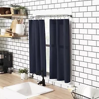 No 918 Martine 3-pc. Rod Pocket Window Tier