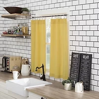 No 918 Martine 3-pc. Rod Pocket Window Tier