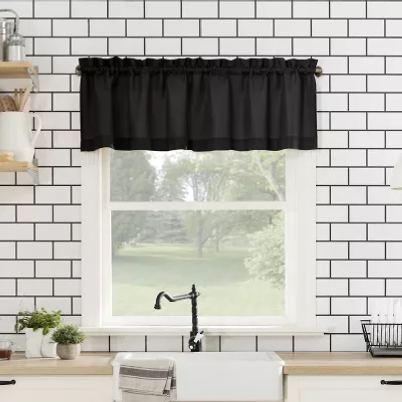 No 918 Martine 3-pc. Rod Pocket Window Tier