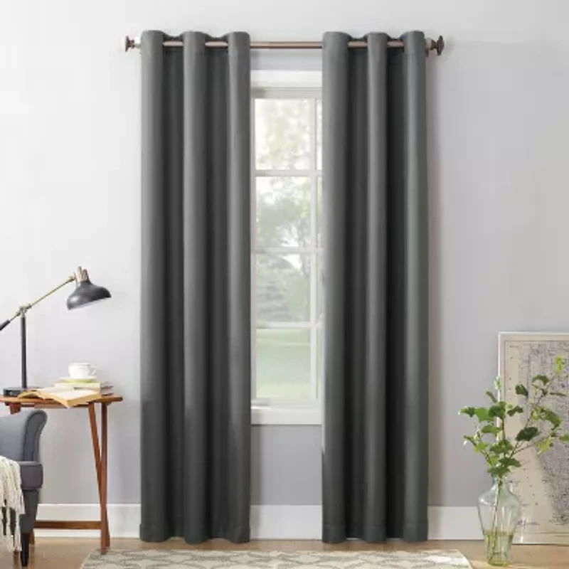 No 918 Montego Grommet Top Sheer Single Curtain Panel