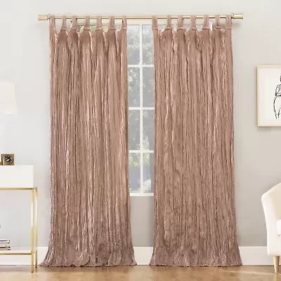No 918 Odelia Tab Top Sheer Single Curtain Panel