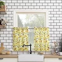 No 918 Sunny 2-pc. Rod Pocket Window Tier