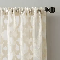 No 918 Yvette Rod Pocket Sheer Single Curtain Panel