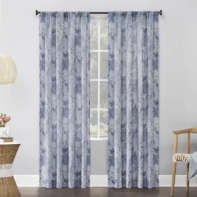 No 918 Hilary Rod Pocket Sheer Single Curtain Panel