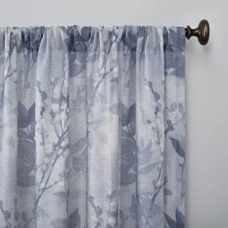 No 918 Hilary Rod Pocket Sheer Single Curtain Panel