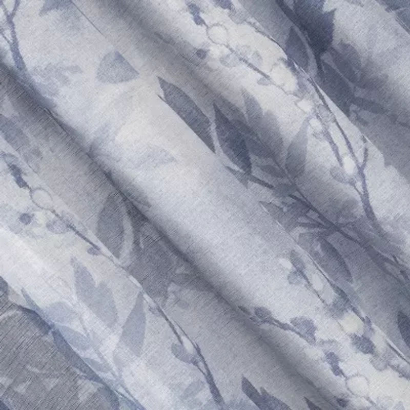 No 918 Hilary Rod Pocket Sheer Single Curtain Panel