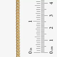 Made in Italy Unisex Adult 14K Gold 18 Inch Cuban Chain Necklace