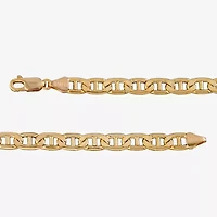 Made in Italy Unisex Adult 14K Gold 22 Inch Mariner Chain Necklace