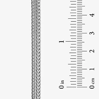 Made in Italy Unisex Adult Sterling Silver 8 1/2 Inch Solid Link Chain Bracelet