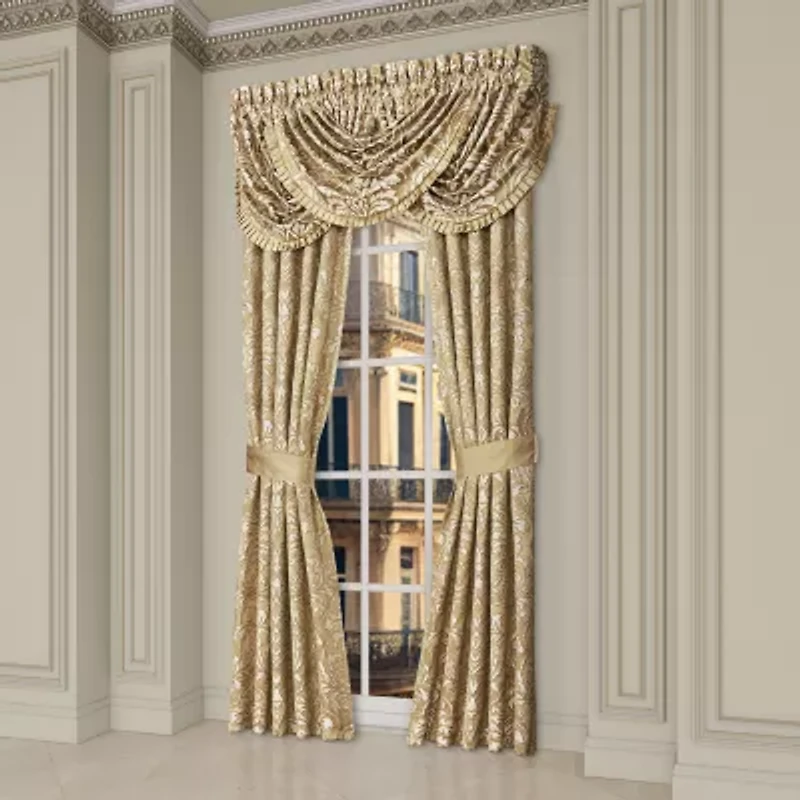 Queen Street Augustina Rod Pocket Energy Saving Light-Filtering Set of 2 Curtain Panel