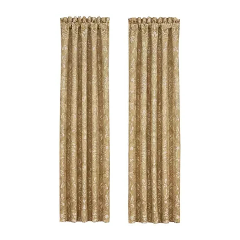 Queen Street Augustina Rod Pocket Energy Saving Light-Filtering Set of 2 Curtain Panel