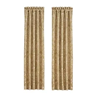 Queen Street Augustina Rod Pocket Energy Saving Light-Filtering Set of 2 Curtain Panel
