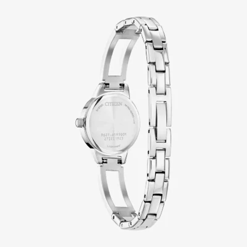 Citizen Quartz Womens Silver Tone Stainless Steel Bangle Watch Ez7011-88a