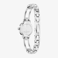 Citizen Quartz Womens Silver Tone Stainless Steel Bangle Watch Ez7011-88a