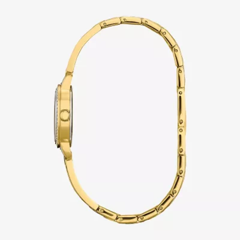 Citizen Quartz Womens Gold Tone Stainless Steel Bangle Watch Ez7012-85e