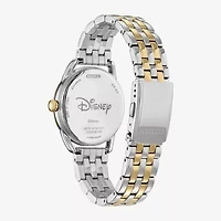 Citizen Minnie Mouse Womens Two Tone Stainless Steel Bracelet Watch Fe6084-70w