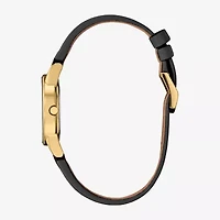 Citizen Princess Evil Queen Snow White Womens Black Leather Strap Watch Ga1082-46w