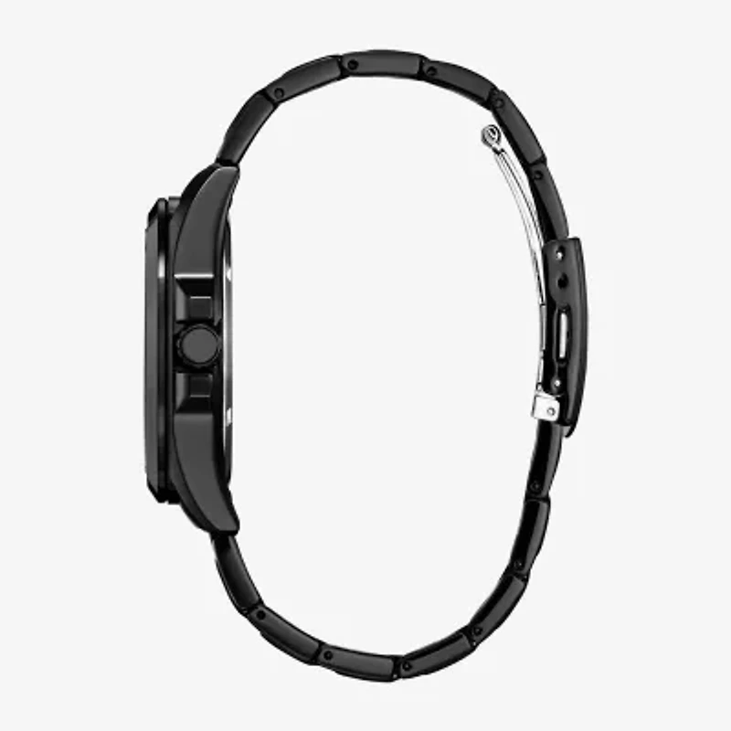 Citizen Mens Black Stainless Steel Bracelet Watch Aw1435-66w