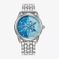 Citizen Princess Frozen Womens Silver Tone Stainless Steel 2-pc. Watch Boxed Set Fe7091-61w