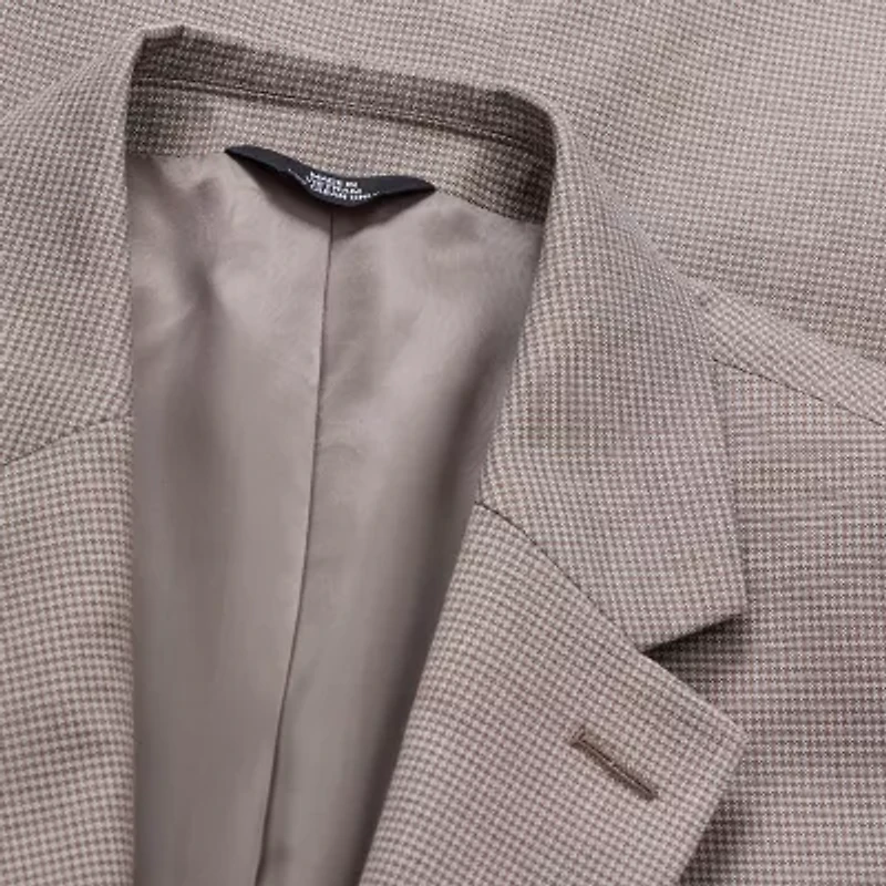 Haggar JMH Tailored Mini Dobby Mens Stretch Fabric Modern Fit Sport Coat
