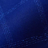 Haggar Slub Windowpane Mens Plaid Stretch Fabric Slim Fit Sport Coat