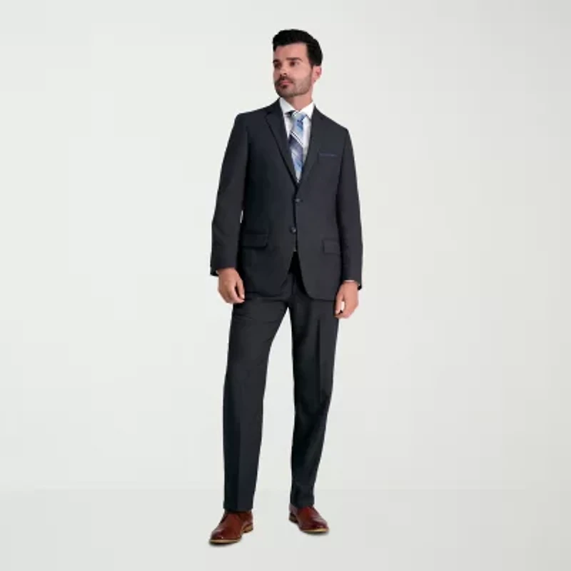 Haggar Smart Wash Premium Mens Stretch Fabric Classic Fit Suit Jacket