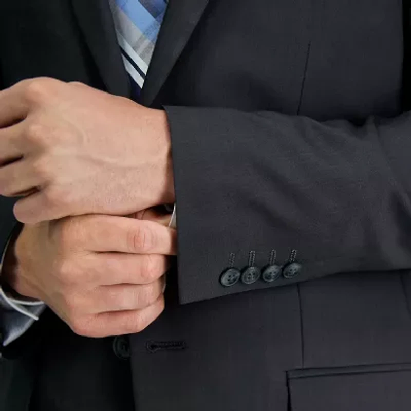 Haggar Smart Wash Premium Mens Stretch Fabric Classic Fit Suit Jacket