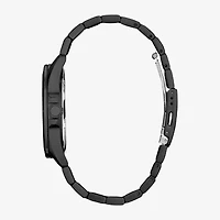 Citizen Quartz Mens Black Stainless Steel Bracelet Watch Bi5055-51e