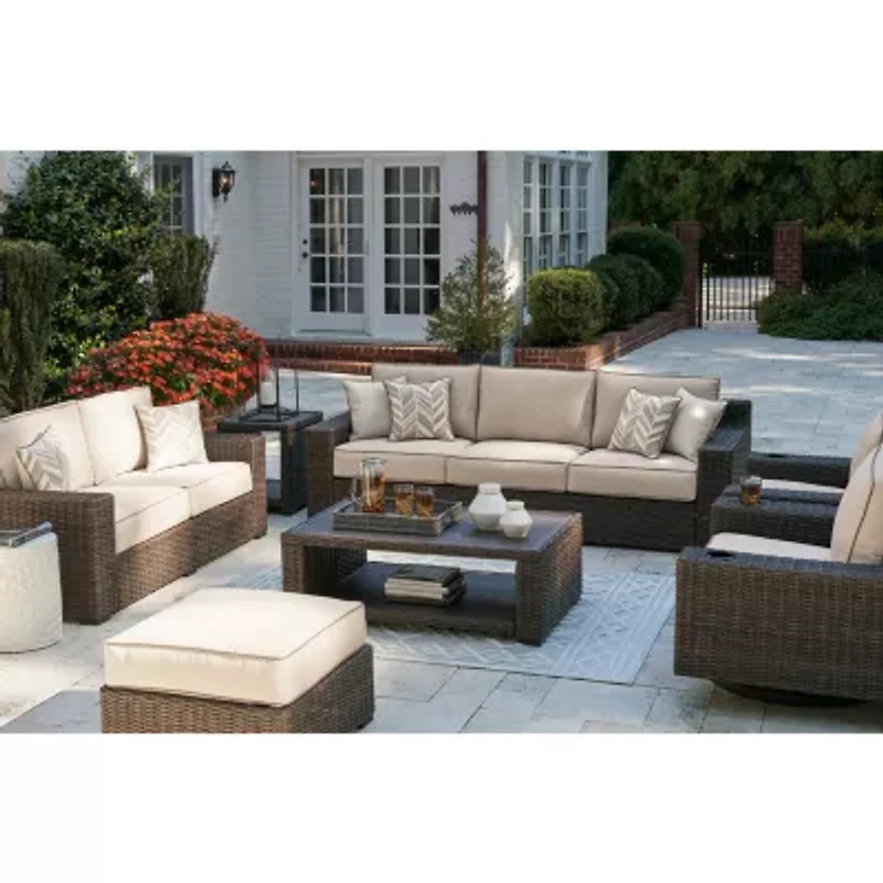 Signature Design by Ashley® Coastline Bay Outdoor Sofa with Cushions
