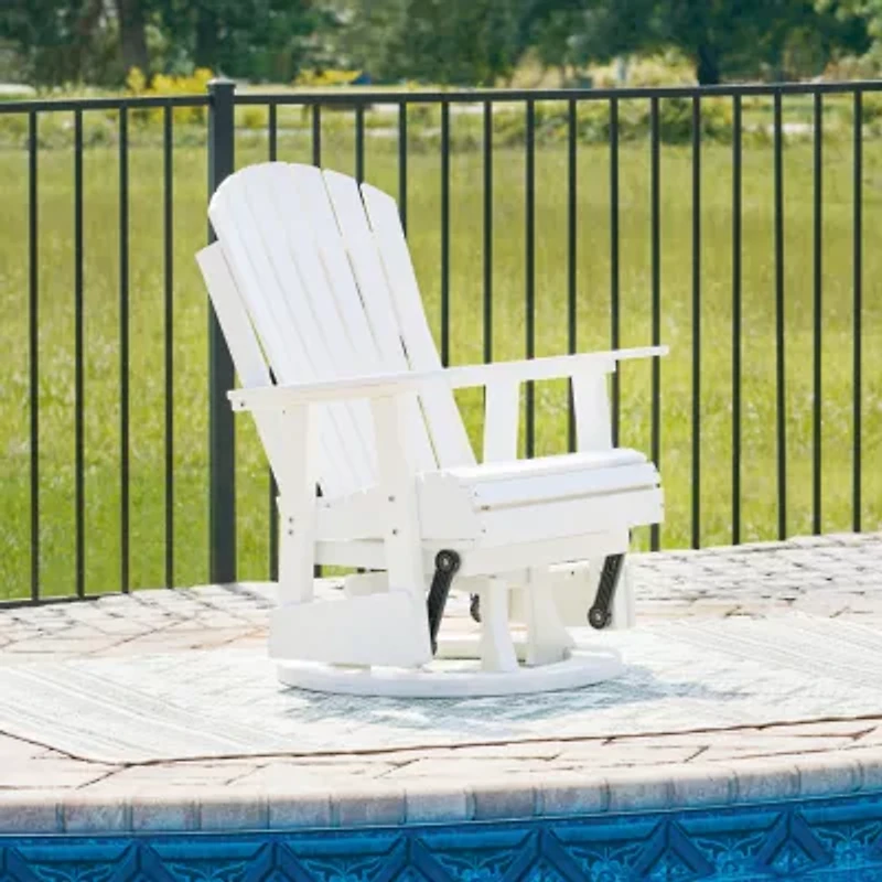 Signature Design by Ashley® Hyland Wave Outdoor Swivel Glider Chair