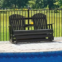 Signature Design by Ashley® Hyland Wave Outdoor Glider Loveseat