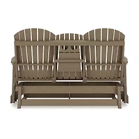 Signature Design by Ashley® Hyland Wave Outdoor Glider Loveseat