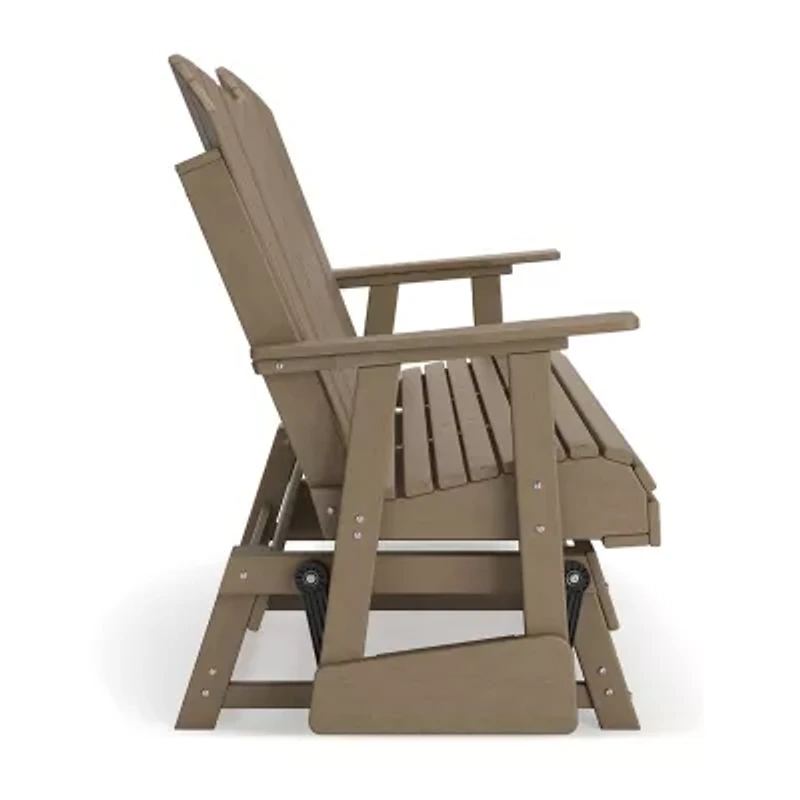 Signature Design by Ashley® Hyland Wave Outdoor Glider Loveseat