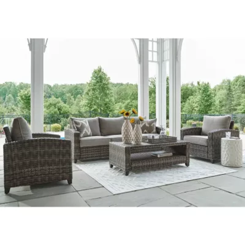 Signature Design by Ashley® Oasis Court 4-pc. Outdoor Conversation Set
