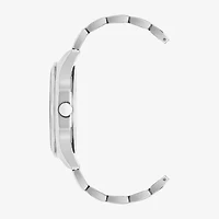 Armitron Mens Silver Tone Stainless Steel Bracelet Watch 20-5634gysv