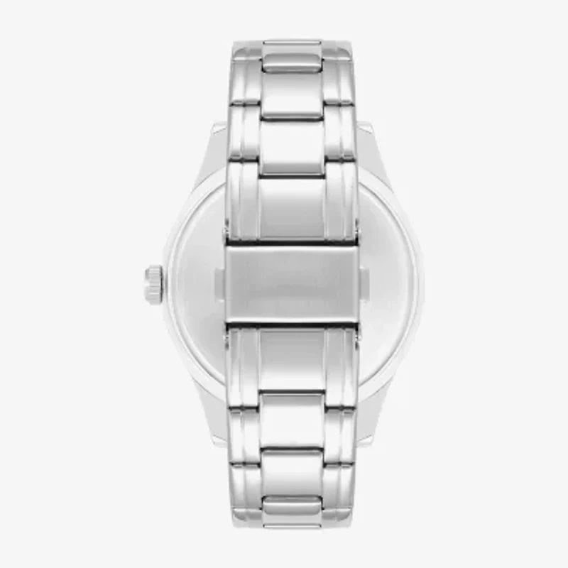 Armitron Mens Silver Tone Stainless Steel Bracelet Watch 20-5174lbsv