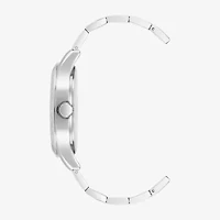 Armitron Mens Silver Tone Stainless Steel Bracelet Watch 20-5174lbsv