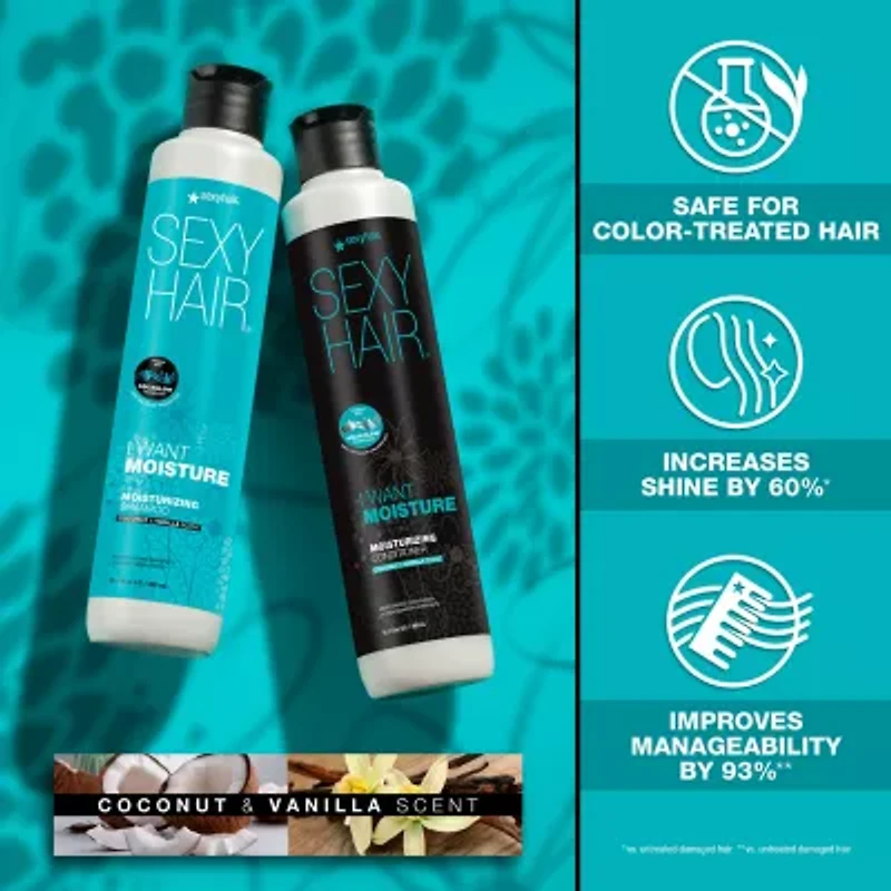 Sexy Hair I Want Moisture Shampoo 10 oz.